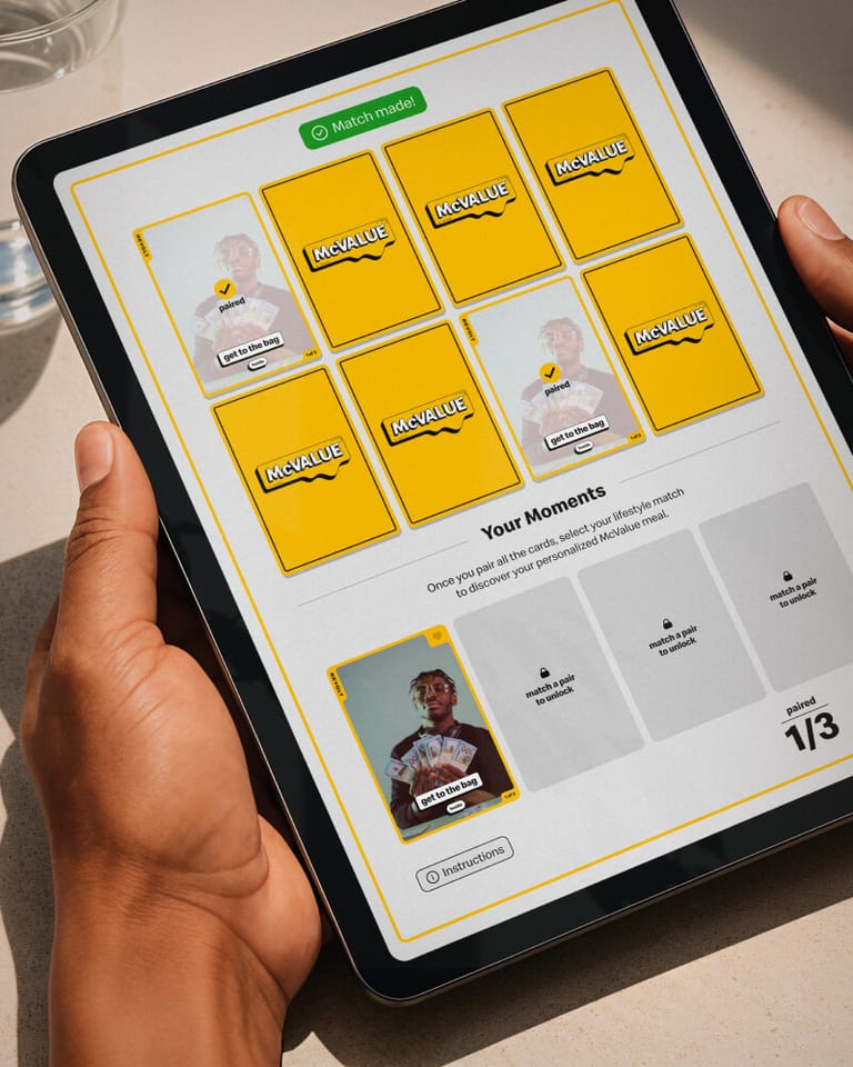 McDonald's McValue launch boosted 442% in engagement with a gamified experience