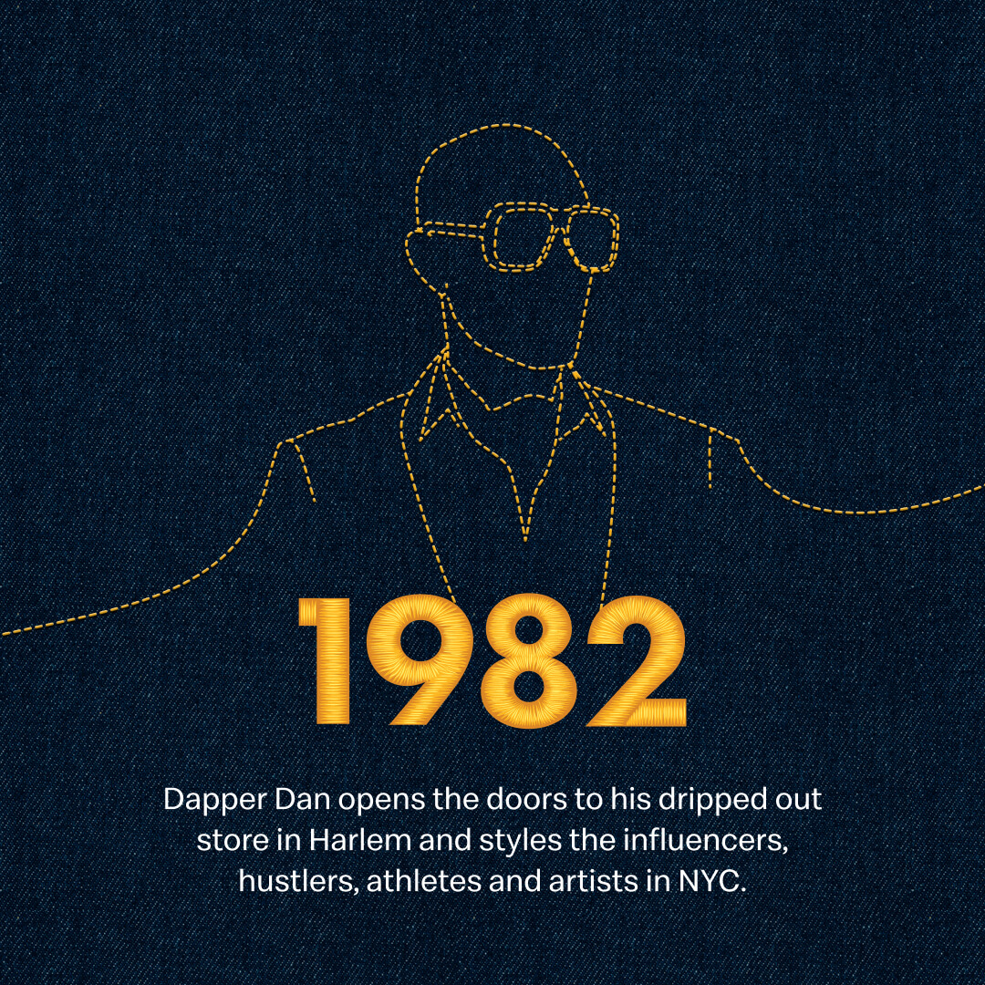 1982 — Dapper Dan opens his Harlem store